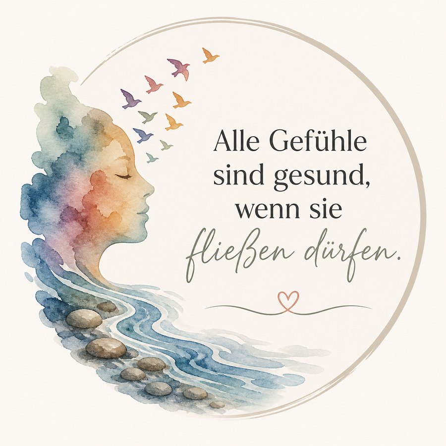 Alle Gefühle sind gesund, wenn sie fließen dürfen
